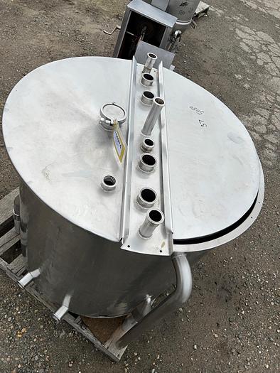 Used Tank, 250 Gallon, Stainless Steel, Dual Compartment, #S744974