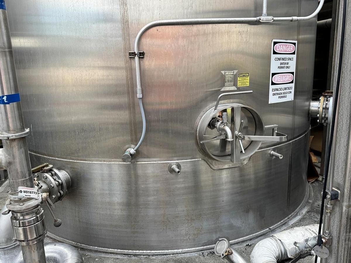 Used Tank, 15,000 Gallon, Feldmeier, Stainless Steel, Vertical Silo, #5991630