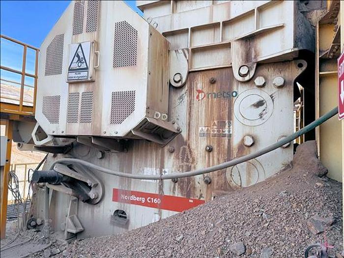 Used Crusher, Jaw, 63" x 47", Metso-Nordberg C160, 350 HP #5991240