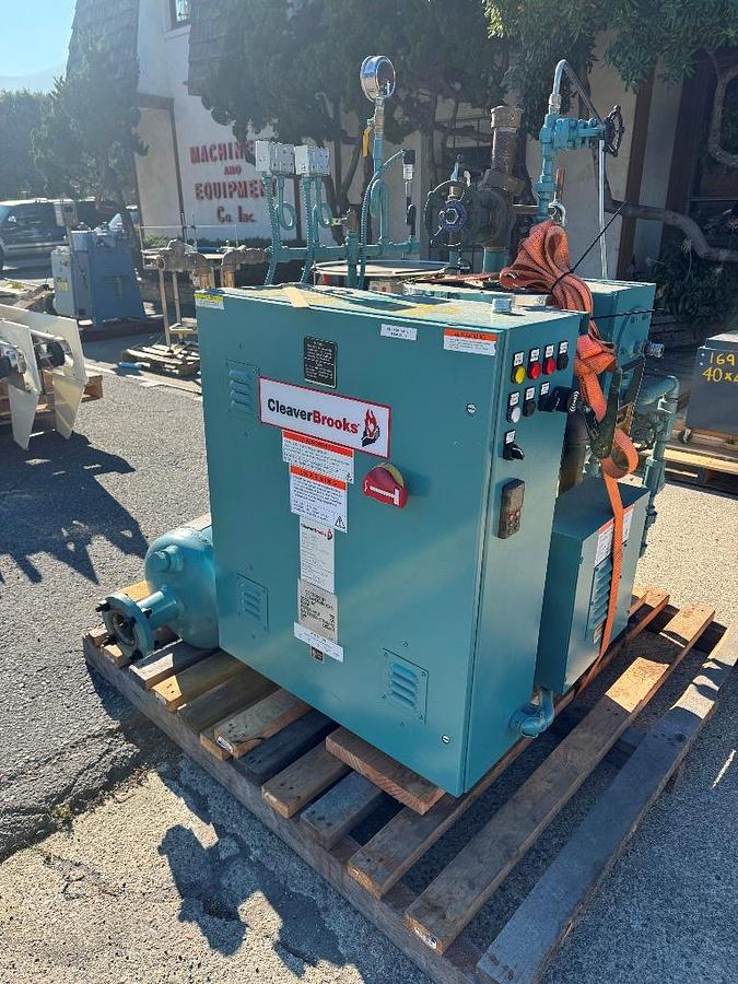 Used Boiler, Electric, 36 kW, 126 Lb/Hr, Cleaver-Brooks, 150 PSI, 2023, #