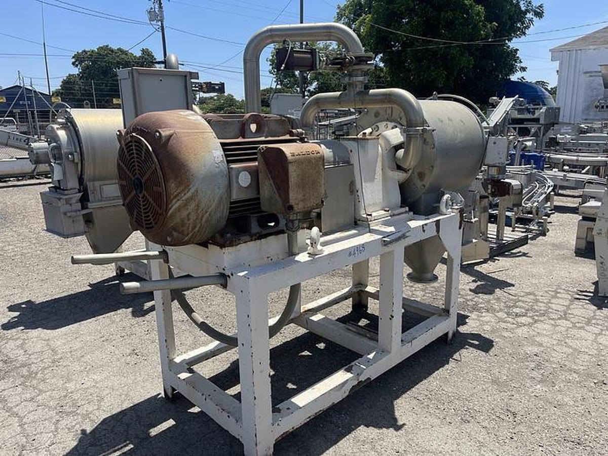 Used Pulper, Finisher, Rossi Catelli, Model P100/6R, Butterfly Turbo Juice Extractor, #