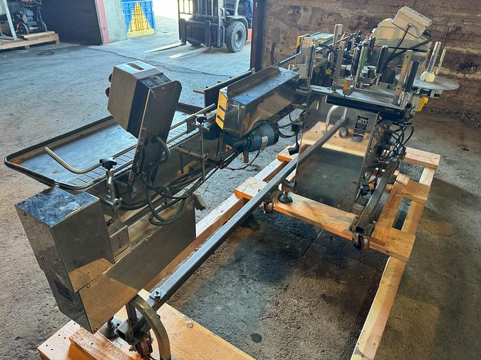 Used Labeler, Pressure Sensitive, Wrap, 6" High Labels, C.E. King, Model LH6 #S745366