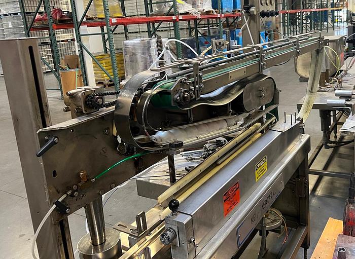 Used Capper, Lidder, KP Aerofill, Model 125-UP-2 400 CPM - #4988743