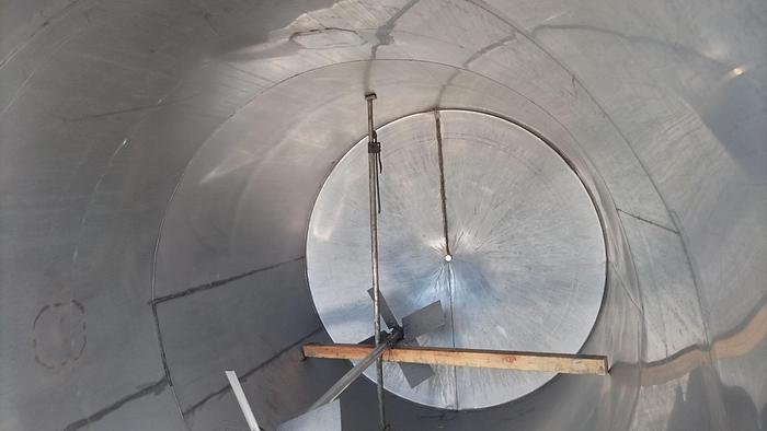 Used Tank, 4,500 Gallon, Stainless Steel, Agitated, 7’6” x 14' #S745312