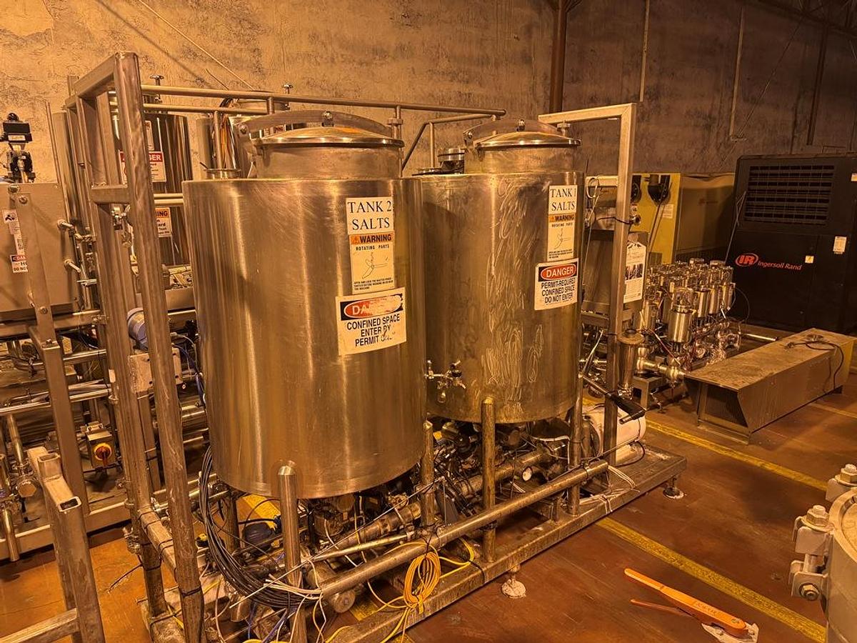 Used PET Bottling & Packaging Line, Krones Contiform 324 Pro, /Capper, Compressors, Process Skids, #5991620