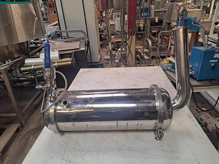 Used Heat Exchanger, Shell & Tube, 13.5 SF, S/st, Single Pass, B #S744238