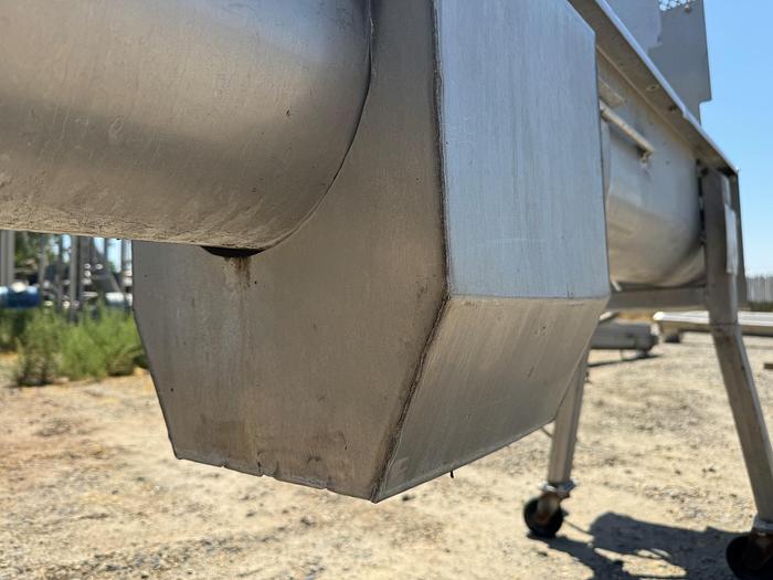 Used Mixer, Paddle, Continuous, 10" X 7'4", Portable, #5861450