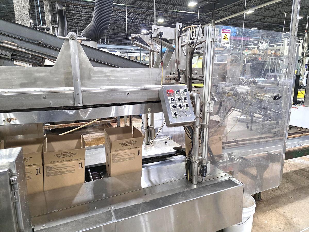Used Case Packer, Drop, Hamrick 600D, with Laner, Servo-Driven, #
