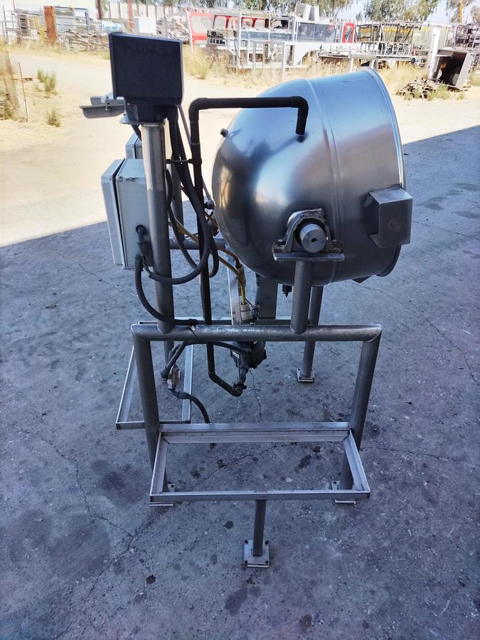 Used Kettle, 70 Gallon, Jacketed, Stainless Steel, Tilting, Burkhard, #5991935