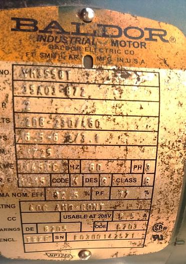 Used Tank, 4,500 Gallon, Stainless Steel, Agitated, 7’6” x 14' #S745312
