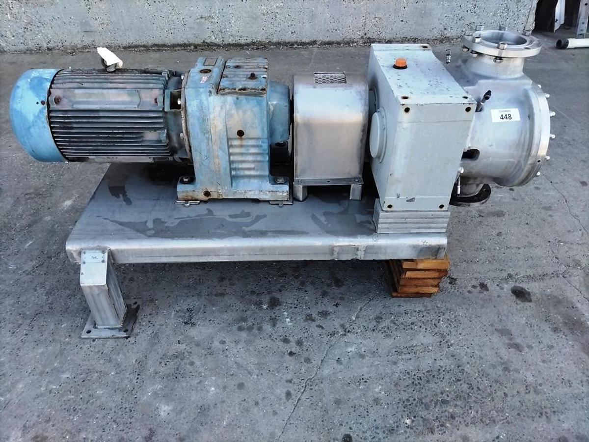 Used Pump, Positive, Fristam FKL 600, 75 HP, 7" In/Out, Flanged, #5991931