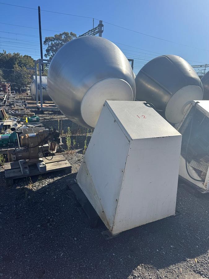 Used Coating Pan, 48" Diameter, Stainless Steel, Polished Interior, #5991575