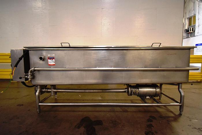Used Tank, COP Wash Tank, 200 Gallon, 316 Stainless Steel, Pump, #5991037