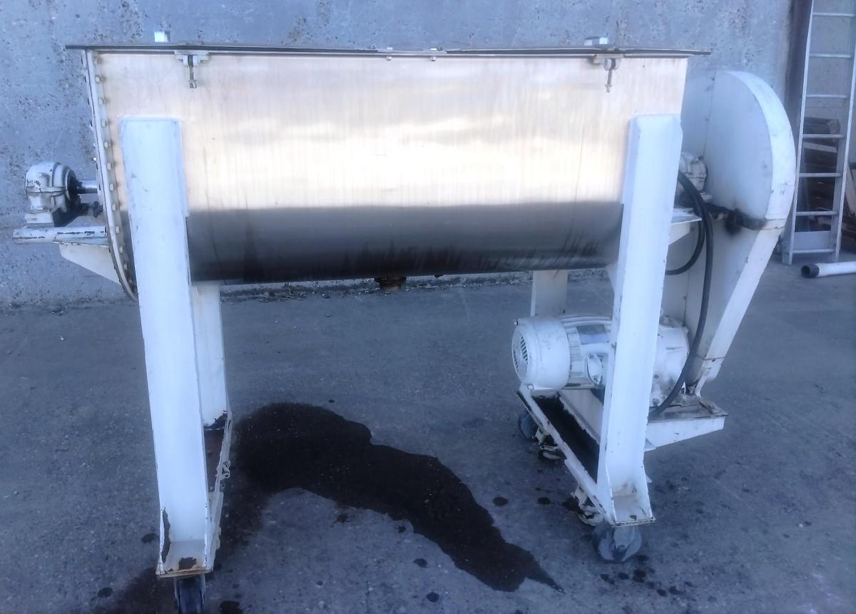 Used Mixer, Ribbon, 15 CF, Stainless Steel, J.H. Day, 5 HP, #5991960