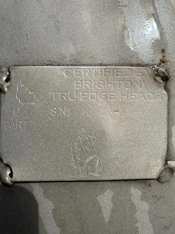 Used Tank, 13,400 Gallon, 304L Stainless Steel, Horizontal, Pressure/Vacuum, ASME, 2018, #5991712