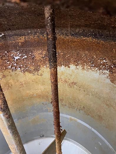 Used Tank, 2,250 Gallon, Stainless, Agit, Mueller #S745055
