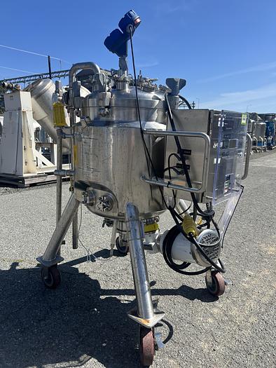 Used Reactor, 25 Gallon (100 Liters), Hastelloy, Jacketed, Agitated #S745445