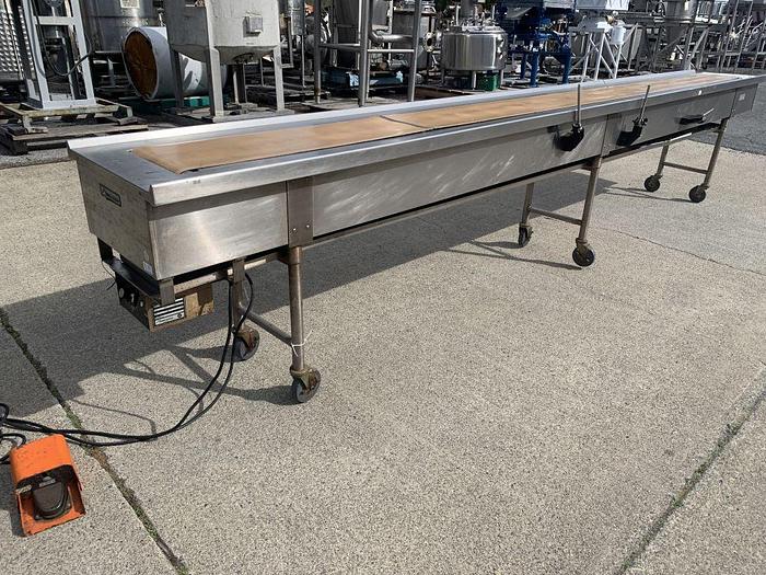 Used Conveyor, Belt, 11.5" X 16', Inspection Conveyor #S744445