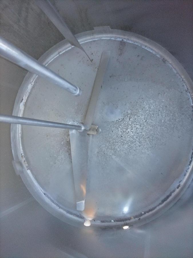 Used Tank, 1,000 Gallon, APV Crepaco, Single Wall, Agitated, Stainless Steel, #5991447