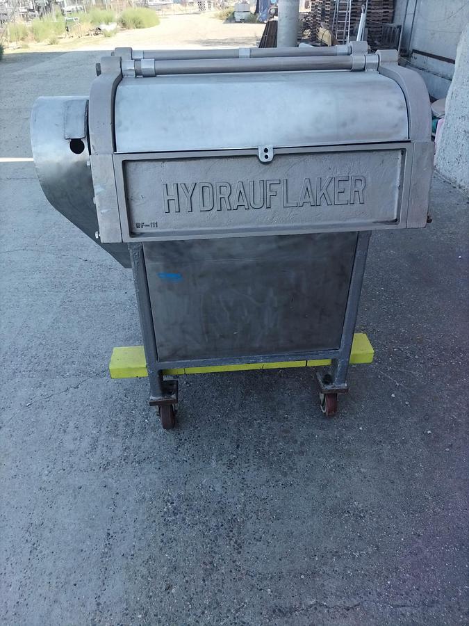 Used Flaker, Frozen Block, Hydrauflaker, 10 HP, Stainless Steel, #5991606