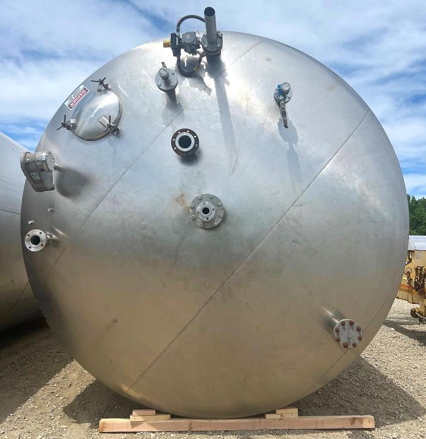 Used Tank, 15,000 Gallon, Vertical, 304L Stainless Steel, ASME, Unused, #5991729