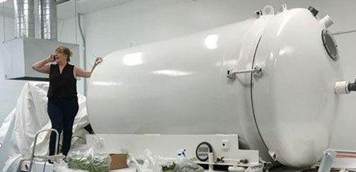 Used Dryer, Tray, Dehydrator, 5’ x 20’, Stainless Steel #5275052