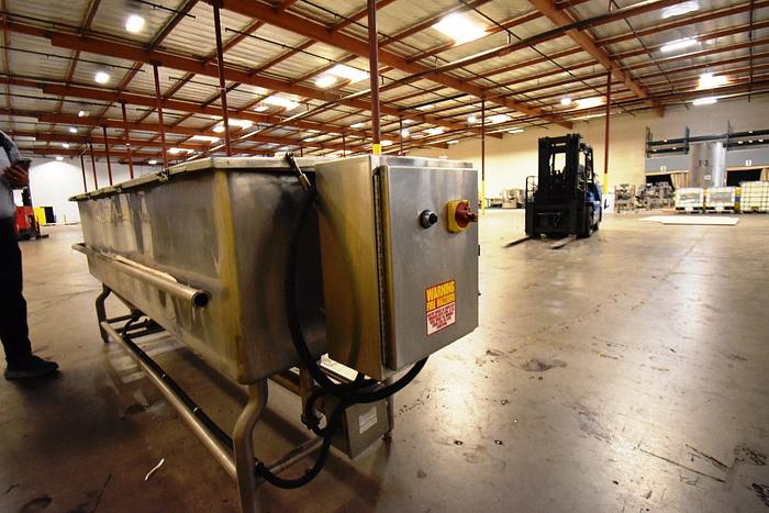 Used Tank, COP Wash Tank, 200 Gallon, 316 Stainless Steel, Pump, #5991037