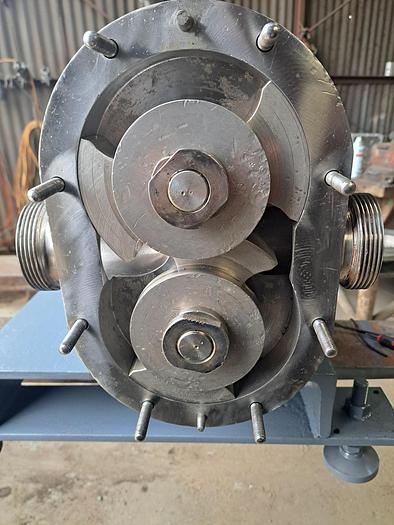 Used Pump, Positive, Waukesha, Mdl 060, 316 Stainless Steel, 3 HP #S745383