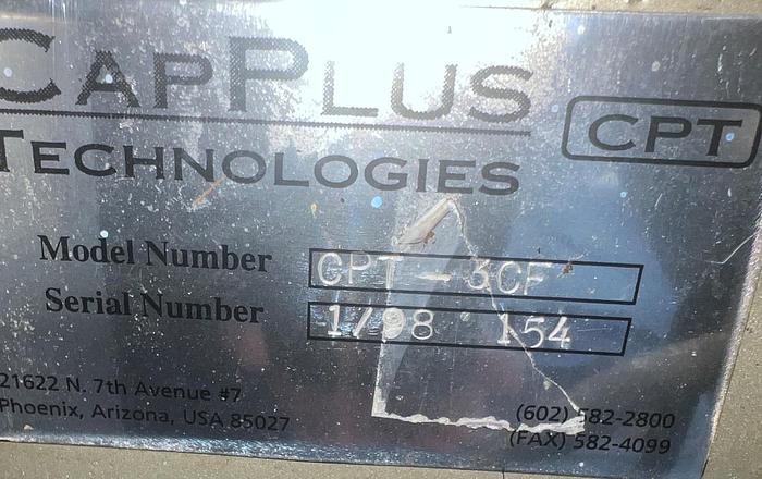 Used V-Type Twin Shell Mixer, CapPlus, Model CPT-3CF, 3 Cubic Feet, Stainless Steel #S745116