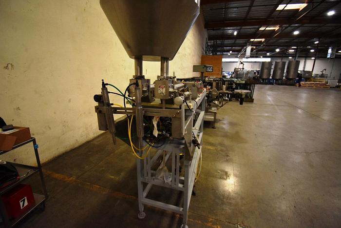 Used Filler, Piston, 2-Head, Simplex, Stainless Steel #5991060