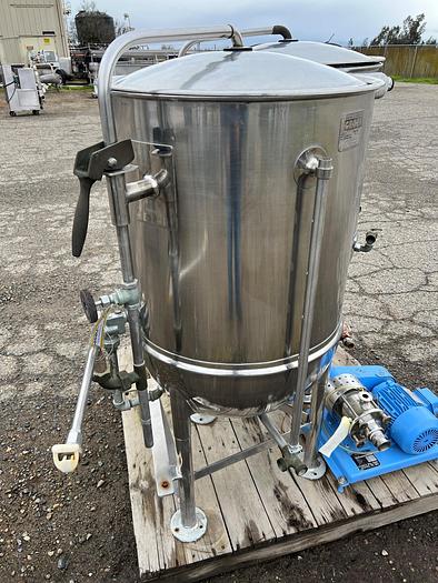Used Kettle, 60 Gallon, Model KR-60 SP, Stainless Steel, Steamer Basket #S744981