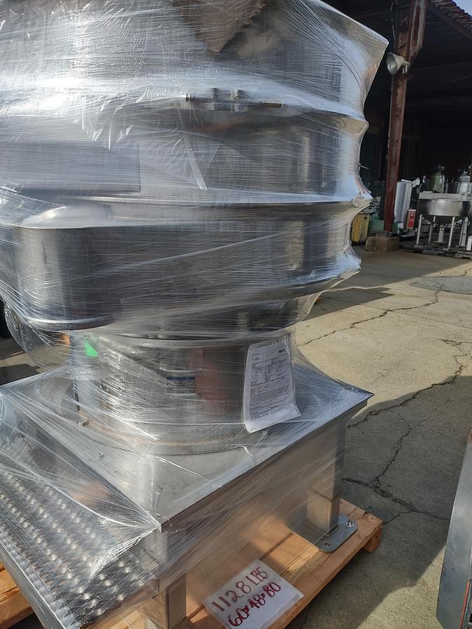 Used Screen, Sweco, 48", Stainless Steel, Double Deck, 2.5 HP, #5880215