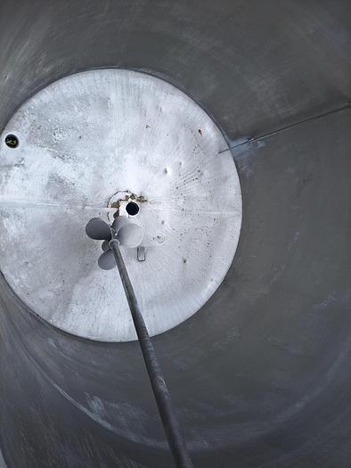 Used Tank, 625-Gallon, Stainless Steel, Agitated, MIX-MOR Mixer #5991289