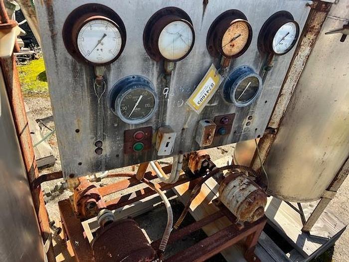 Used Cooker, 100 Gallon, S/st, Pressure, Pumps, #S741603