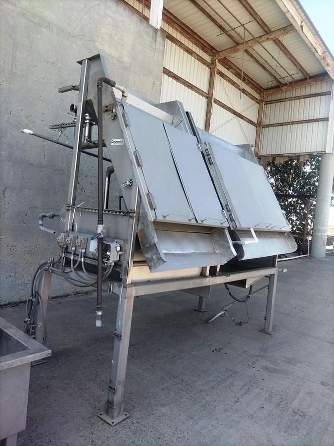 Used Screen, Parabolic, 72" & 48", Dual Hydro-Sieve, Stainless Steel, Conveyor, #5991707