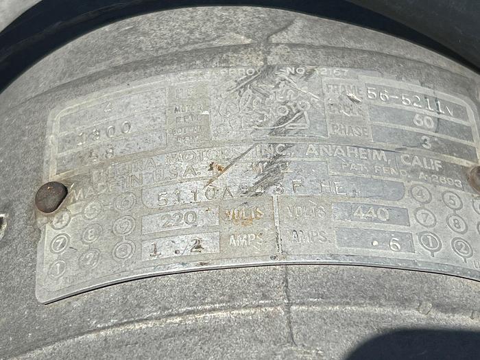 Used Tank, 100 Gallon, Stainless Steel, Agitated, Dish Bottom #S745084