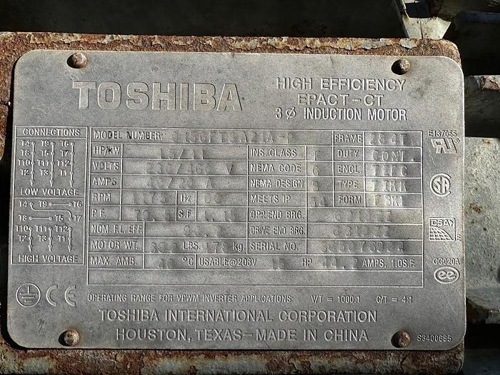 Unused Pump, Vacuum, 15 HP, Liquid Ring, Nash, Model XL60/5 #S745408