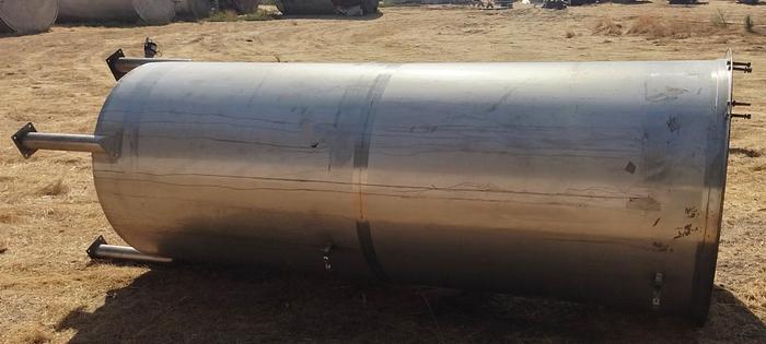 Used Tank, 900 Gallon, S/st, Agit, 46' X 10' #S745322