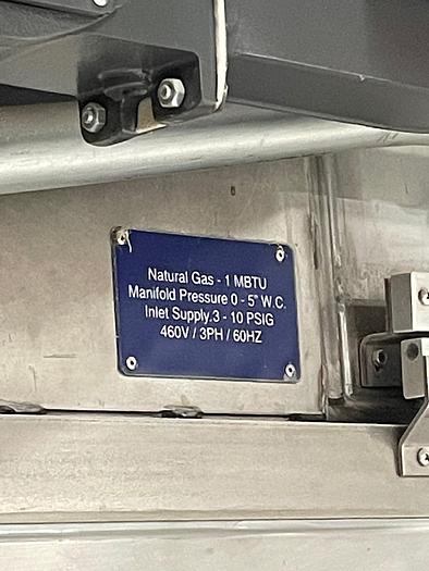 Used Dryer, Tray, 210"x60"x74", McKenzie, 1.3 MM BTU