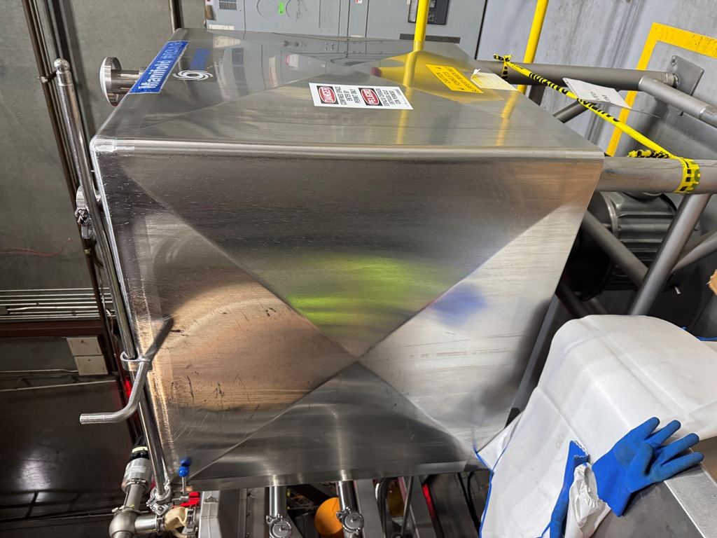 Used Liquifier Tank, 400 Gallon, Breddo, Likwifier, Stainless Steel, 40 HP,  #5991618