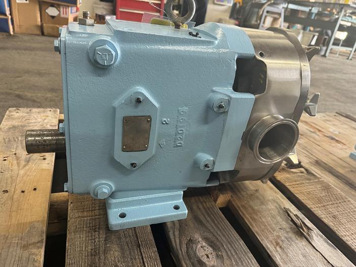 Used Pump, Positive, Waukesha, Mdl 130U1, 3" In/Out, Stainless Steel #S745411