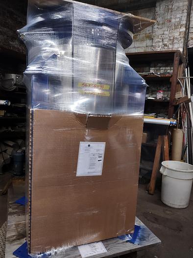 Used Reactor, 100 Gallon, Glass Lined, De Dietrich, 150 PSI, Jacketed, Agitated #S744731