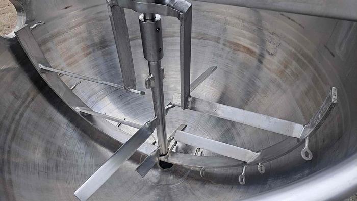 Used Kettle, 200 Gallon, S/St, Jkt, Agit, Hamilton #S745043