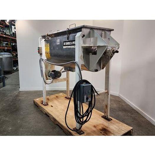 Used Ribbon Mixer, 18 Cu Ft, Stainless Steel, Jacketed, 5 HP - #