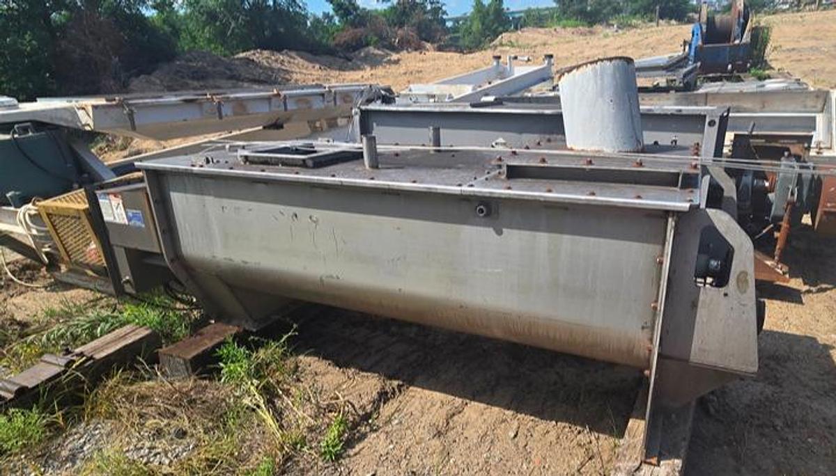 Used Mixer, Paddle, Hayes & Stolz, DA20 × 08FT, 304 Stainless Steel, Continuous, #5991950