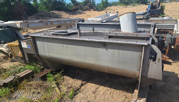 Used Mixer, Paddle, Hayes & Stolz, DA20 × 08FT, 304 Stainless Steel, Continuous, #5991950