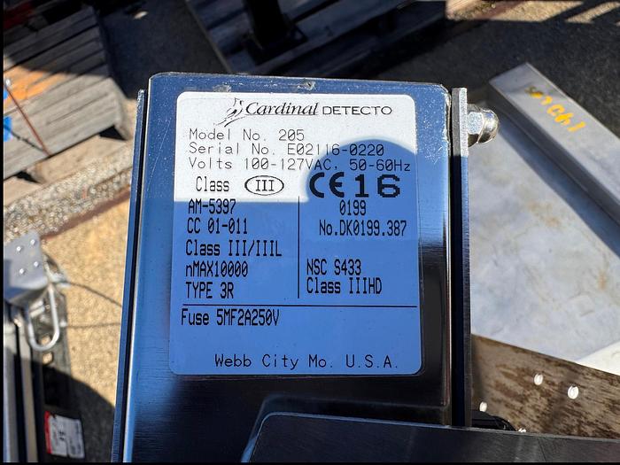 Used Scale, Platform, 30" x 30", 10,000 Pounds, Stainless Steel, Cardinal Scale, Ramps #5991251