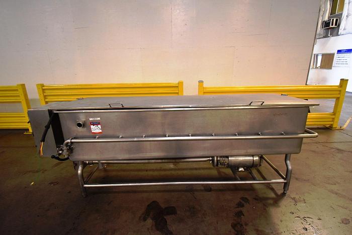 Used Tank, COP Wash Tank, 200 Gallon, 316 Stainless Steel, Pump, #5991037