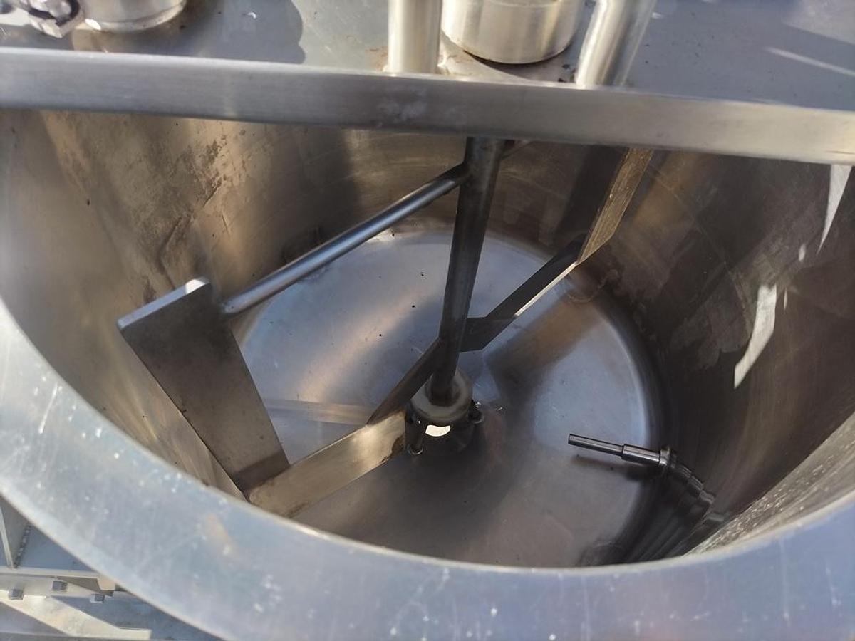 Used CIP System, 3-Tank Brew System, 25 Gallon Each, Metalcraft, Chester Jensen Heat Exchanger, #5991918
