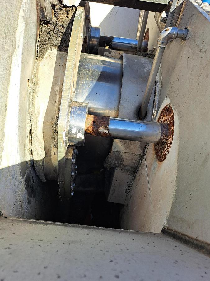 Used Press, Screw, 30" x 169", Stainless Steel, Andritz Dupps, Model 3016C, #5991643